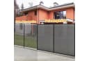 KOMFOTTEU Poolzaun Schutzzaun Zaunsichtschutz faltbar 360x125cm schwarz Bild 3
