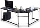 COSTWAY Eckschreibtisch L-Form 168x125x74 cm mit CPU-Ständer Bild 1