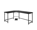 COSTWAY Eckschreibtisch L-Form 168x125x74 cm mit CPU-Ständer Bild 2