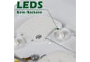 Nettlife LED Deckenleuchte Sternenhimmel Kinderzimmer 15W 21cm 3000K Weiß Bild 4