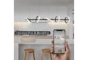 Nettlife LED Pendelleuchte Schwarz Modern Dimmbar Bild 5