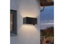 Nettlife LED Wandleuchte Schwarz Up und Down Außenlampe Bild 1