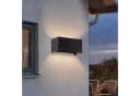 Nettlife LED Wandleuchte Schwarz Up und Down Außenlampe Garten Bild 1
