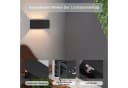 Nettlife LED Wandleuchte Schwarz Up und Down Außenlampe Garten Bild 3