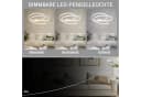 Nettlife LED Pendelleuchte Schwarz Dimmbar mit Fernbedienung Bild 3
