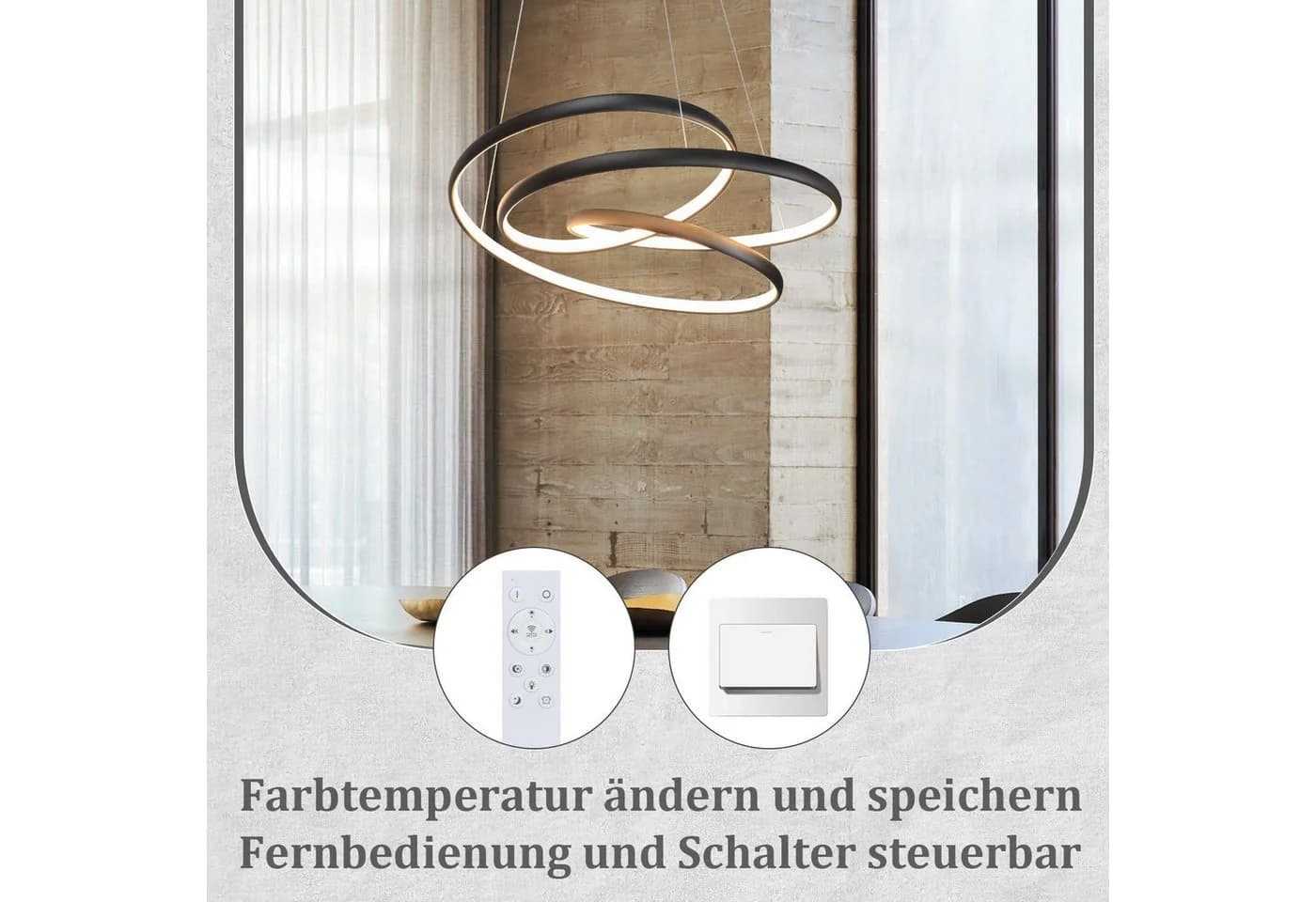 Moderne LED-Pendelleuchte in verschiedenen Farben - Bild 5