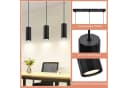 Nettlife Pendelleuchte GU10 Schwarz Modern Höhenverstellbar Bild 3