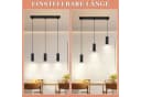 Nettlife Pendelleuchte GU10 Schwarz Modern Höhenverstellbar Bild 4