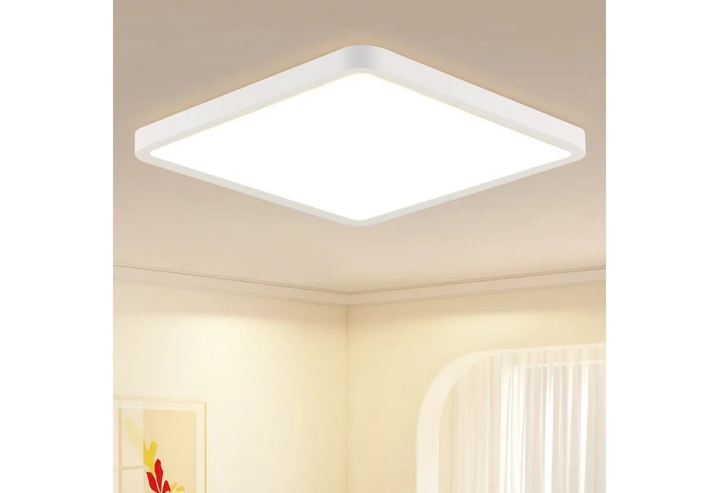 Nettlife LED Panel Deckenleuchte 23/30CM 18/21W Neutralweiß - Bild 2