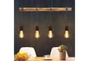 Nettlife Pendelleuchte 4-flammig Holz Höhenverstellbar LED wechselbar Bild 5