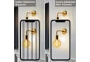 Nettlife LED E27 4W Edison Globelampen G125 Gold Bild 5