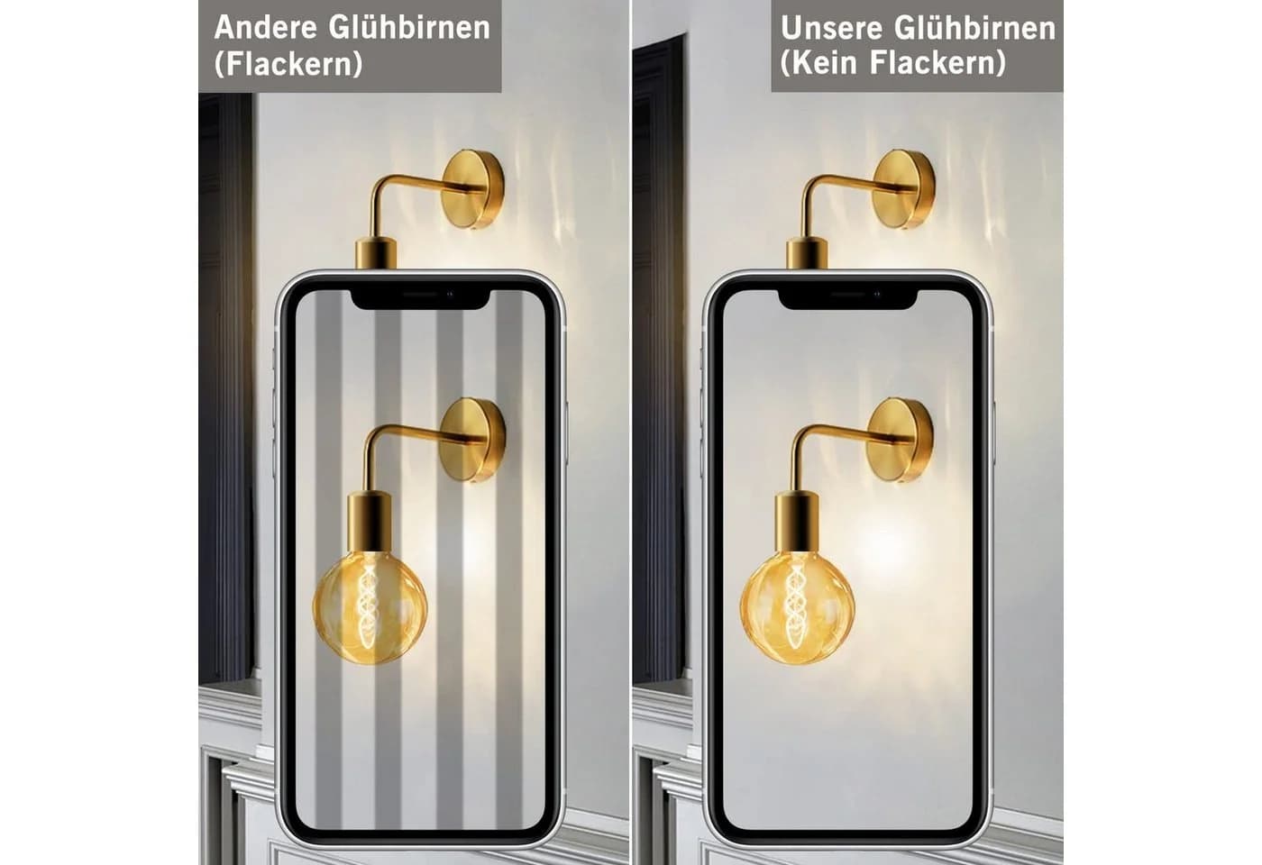 Nettlife LED E27 4W Edison Globelampen G125 Gold - Bild 5