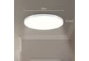 ZMH LED Deckenleuchte Dimmbar Schwarz Weiß 37cm Bild 5