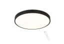 ZMH LED Deckenleuchte Dimmbar 37 cm Schwarz Bild 1