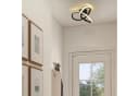 Nettlife LED Deckenleuchte Modern Schwarz-Weiß Flimmfrei Blendfrei Warmweiß Bild 1
