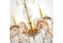 PGA-Lights Kronleuchter Kristallglas Gold Ø60cm 6 Leuchtarme Bild 1