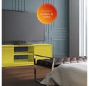 Aileenstore Lowboard Eyecatcher HiFi Kommode 140 cm Gelb Bild 3