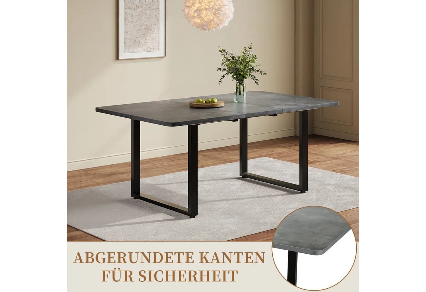 SeedWave Esstisch Ausziehbarer Küchentisch 140-220cm für 6-10 Personen - Bild 4