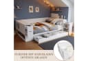 SeedWave Daybett Holzbett mit Stauraum und Schubladen Bild 4