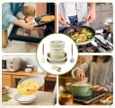 ElitVita Topf-Set 23-tlg. Beige Aluminiumguss Antihaft Bild 3