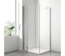 Eckdusche aus Sicherheitsglas und Nano-Glas, klar, 75x80x6mm Bild 1