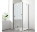 Eckdusche aus Sicherheitsglas und Nano-Glas, klar, 75x80x6mm Bild 2