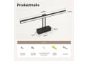 EMKE LED Spiegelleuchte Wandleuchte 40cm drehbar Badezimmer Kaltweiß Neutralweiß Bild 5