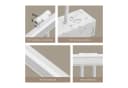 EMKE LED Spiegelleuchte Wandleuchte 40cm drehbar Badezimmer Kaltweiß Neutralweiß Bild 4