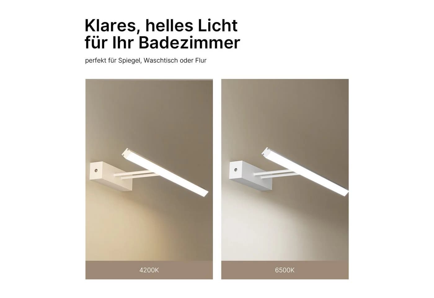 Moderne Spiegelleuchte aus Eisen - Bild 3