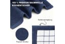 HUGERSTONE Geschirrtuch Set 8-tlg. 100% Baumwolle Blau Grau Bild 3