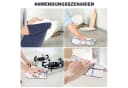 HUGERSTONE Geschirrtuch Set 8-tlg. 100% Baumwolle Blau Grau Bild 5