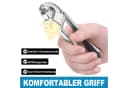 HUGERSTONE Manuelle Knoblauchpresse Edelstahl Ergonomisch Bild 3
