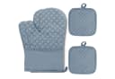 HUGERSTONE Ofenhandschuhe Topflappen Set 4-tlg. Hitzebeständig bis 260°C Bild 2