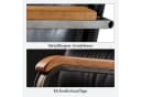 SeedWave Chefsessel Echtleder Industrial-Stil mit Holz-Armlehnen Bild 5
