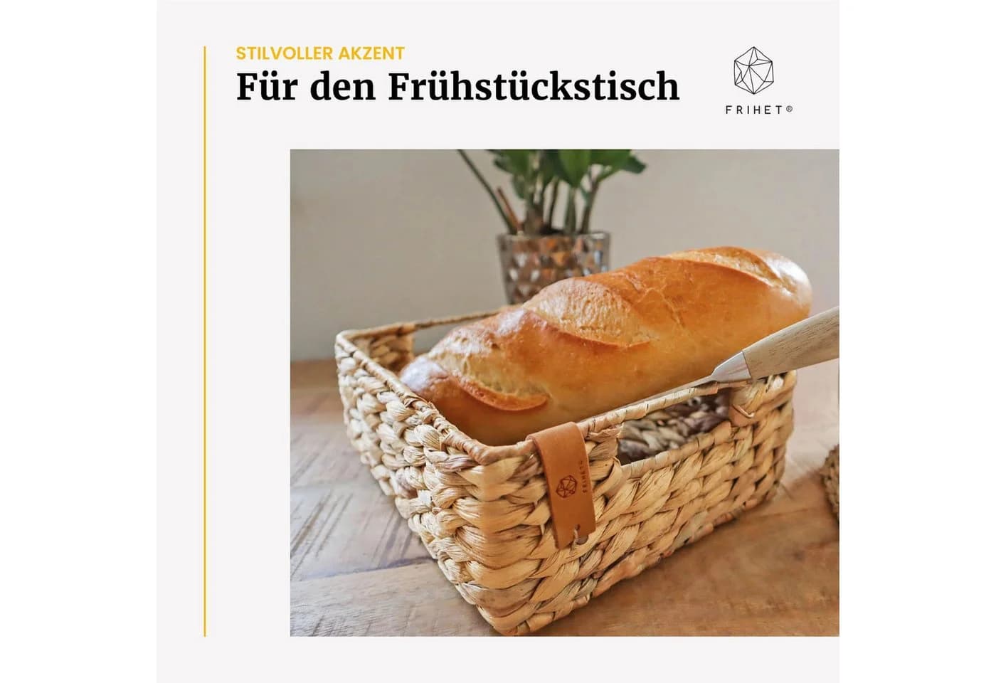 Lycce Aufbewahrungskorb FRIHET Wasserhyazinthe 2er Set - Bild 4