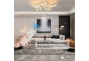 LETGOSPT Deckenleuchte Blumenförmiges Design LED Dimmbar Fernbedienung Bild 5