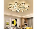 oyajia LED Deckenleuchte 120W Dimmbar mit Fernbedienung Blumenförmig Bild 1