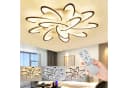 oyajia LED Deckenleuchte 120W Dimmbar mit Fernbedienung Blumenförmig Bild 2