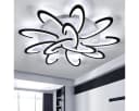 oyajia LED Deckenleuchte 120W Dimmbar mit Fernbedienung Blumenförmig Bild 4