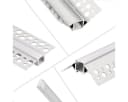 oyajia LED-Stripe-Profil 2x LED Aluprofil Aluminium Profile 1m Bild 2
