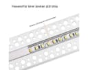 oyajia LED-Stripe-Profil 2x LED Aluprofil Aluminium Profile 1m Bild 3