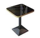 Muxing Esstisch mit Metallbeine Schwarz Multiplexplatte Bild 2