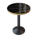 Muxing Esstisch mit Metallbeinen Multiplexplatte Schwarz Bild 2