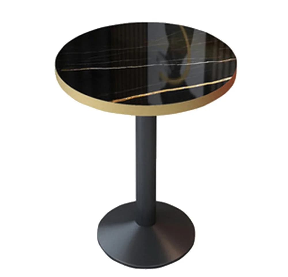 Muxing Esstisch mit Metallbeinen Multiplexplatte Schwarz - Bild 2