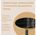 Muxing Esstisch mit Metallbeinen Multiplexplatte Schwarz Bild 5