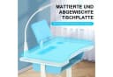 WILGOON Kinderschreibtisch Set mit Lampe & Schublade Blau Bild 5