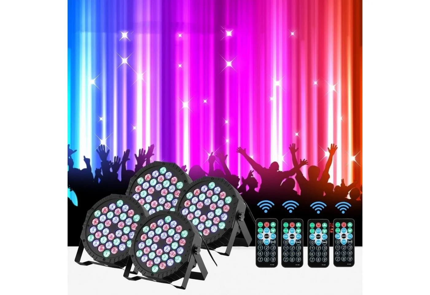 WILGOON LED Discolicht 36W RGB Bühnenlicht Party DJ Show - Bild 2