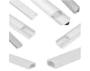 oyajia LED-Stripe-Profil 5x Aluprofil 1m mit milchiger Abdeckung Bild 2