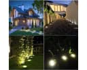 oyajia LED Gartenstrahler 8x Solarleuchte IP65 Wasserdicht Bild 4