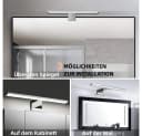 LETGOSPT Spiegelleuchte LED Wandleuchte 30cm 60cm 230V 8W/5W 400lm/650lm Bild 5